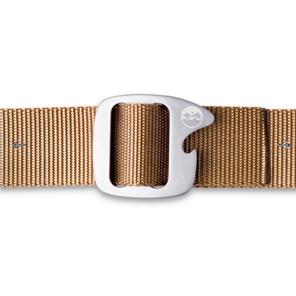 KAVU Berber Belt Coyote With Bottle Opener Buckle